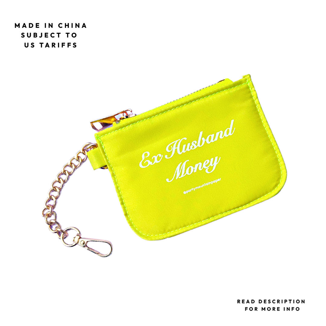 Ex Husband Money Coin Purse