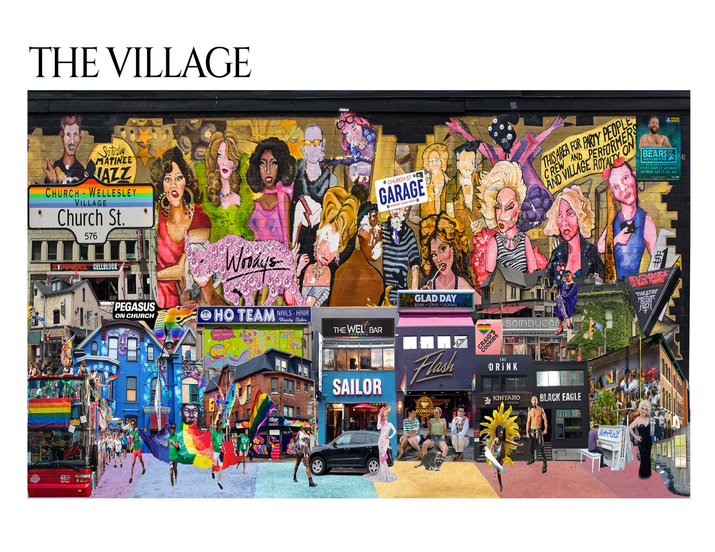 LWCS 32- 8.5 x 11 Village Print