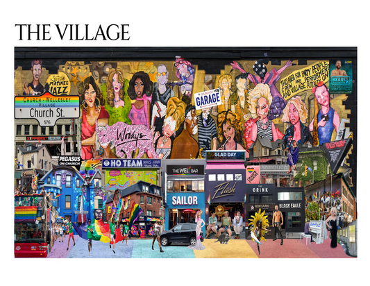 LWCS 32- 8.5 x 11 Village Print