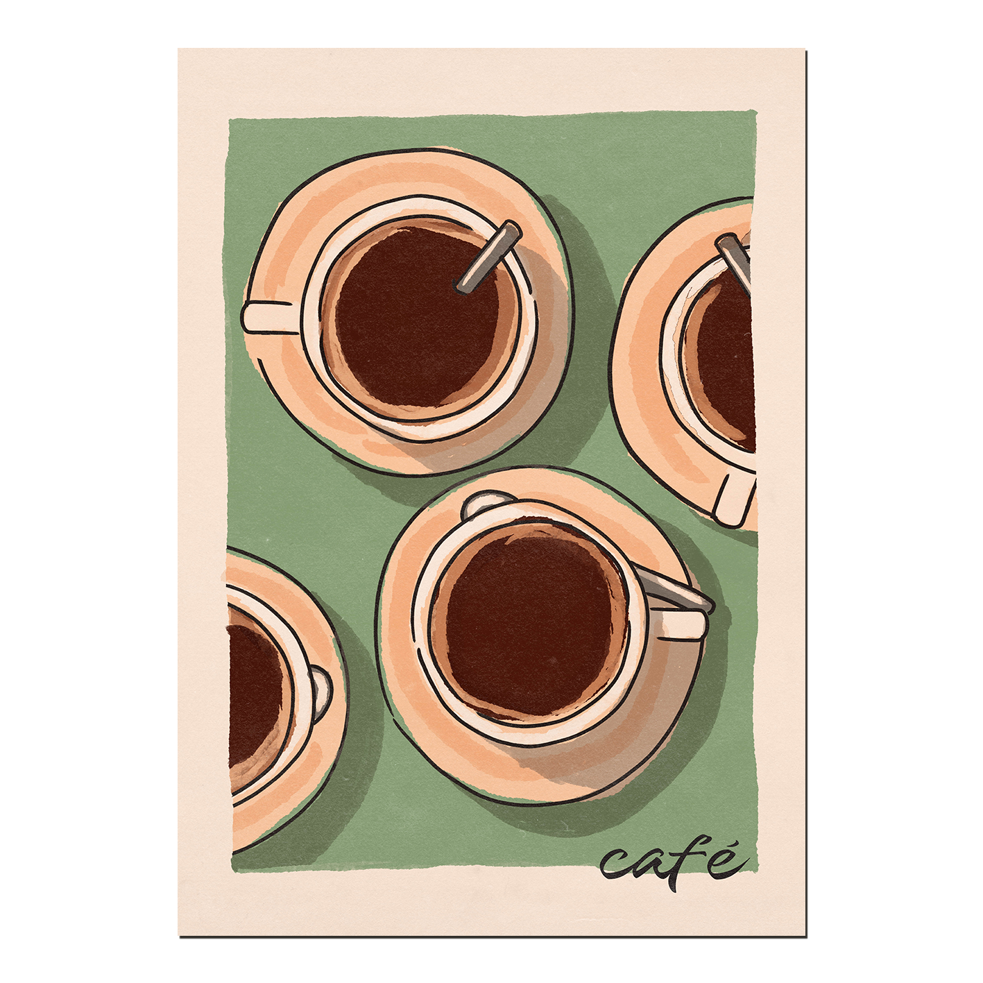 Cafe Print - cai & jo -