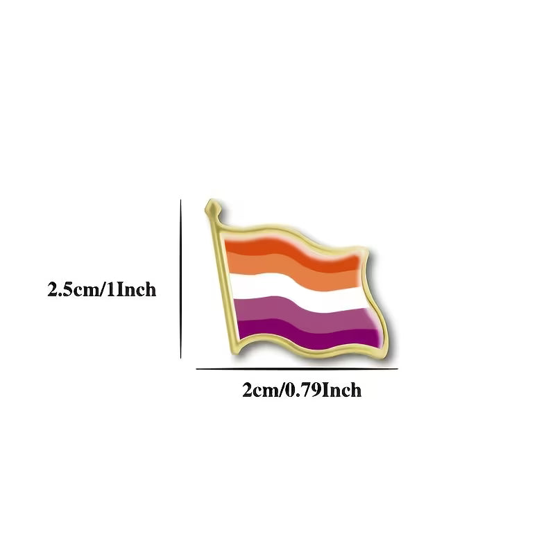 Pride flag pin - Lesbian flag