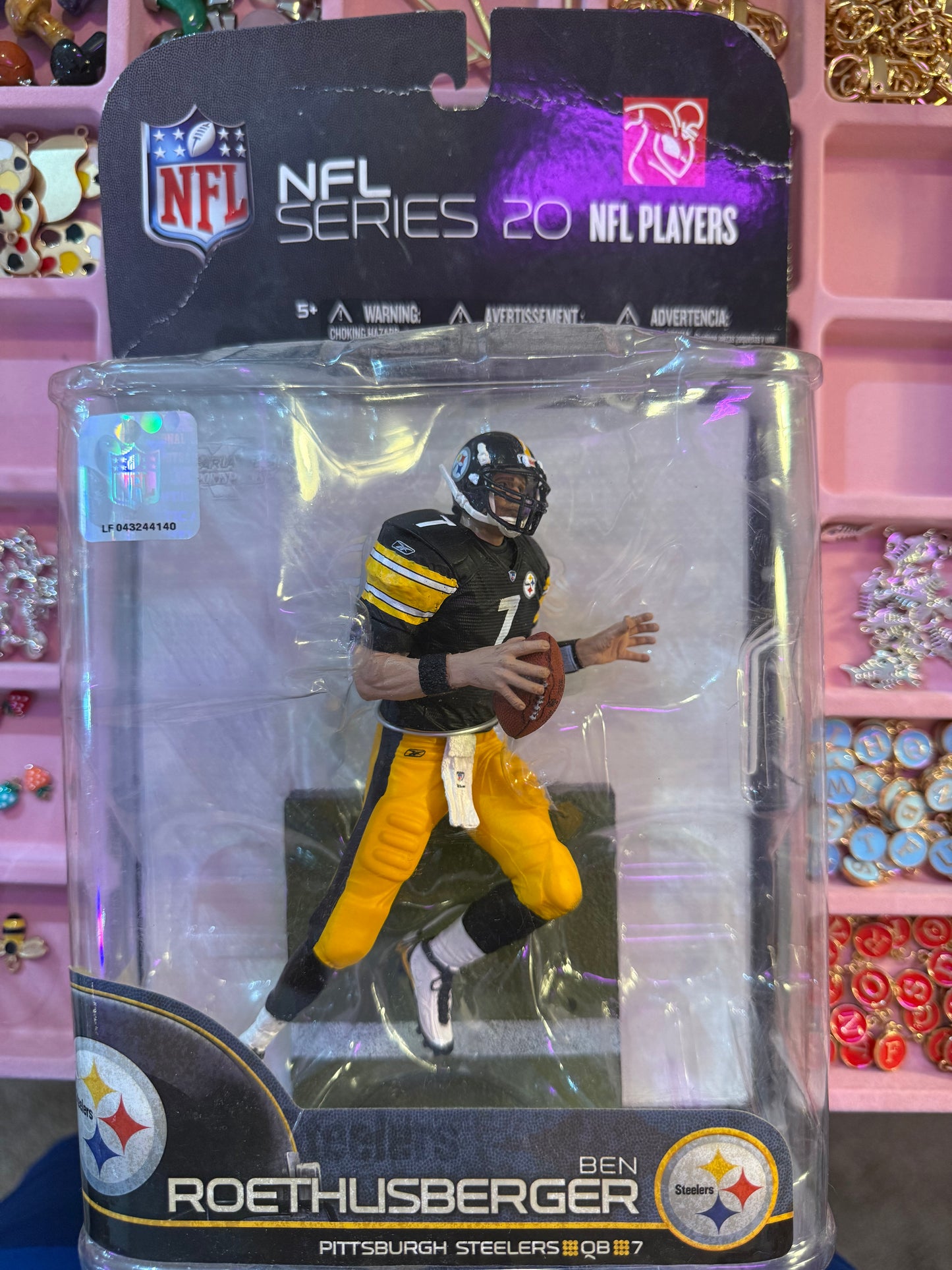 BEN ROETHLISBERGER  NFL McFARLANE SERIES 20 FIGURE STEELERS QB