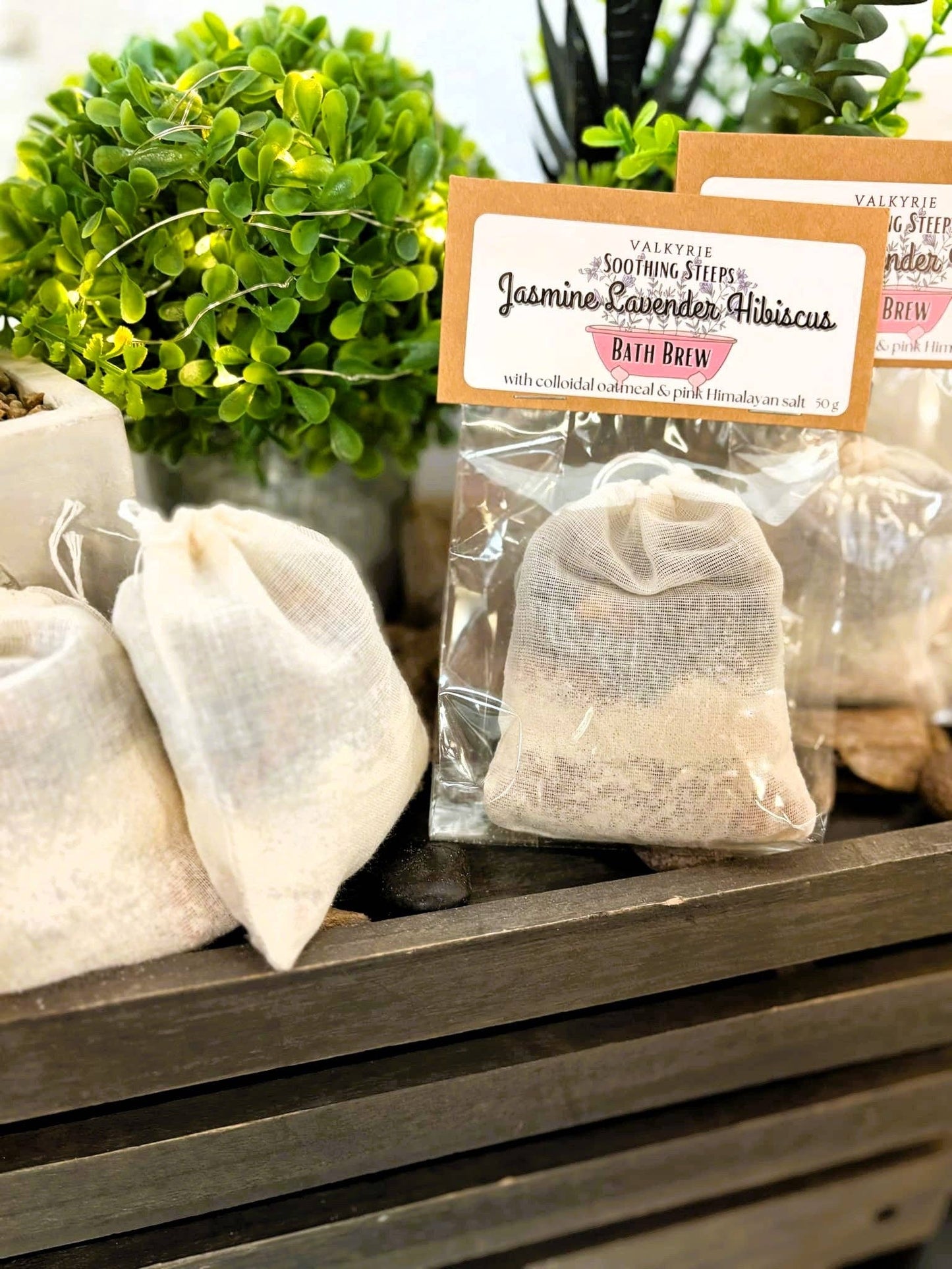 Soothing Steeps Bath Tea - Jasmine Lavender Hibiscus