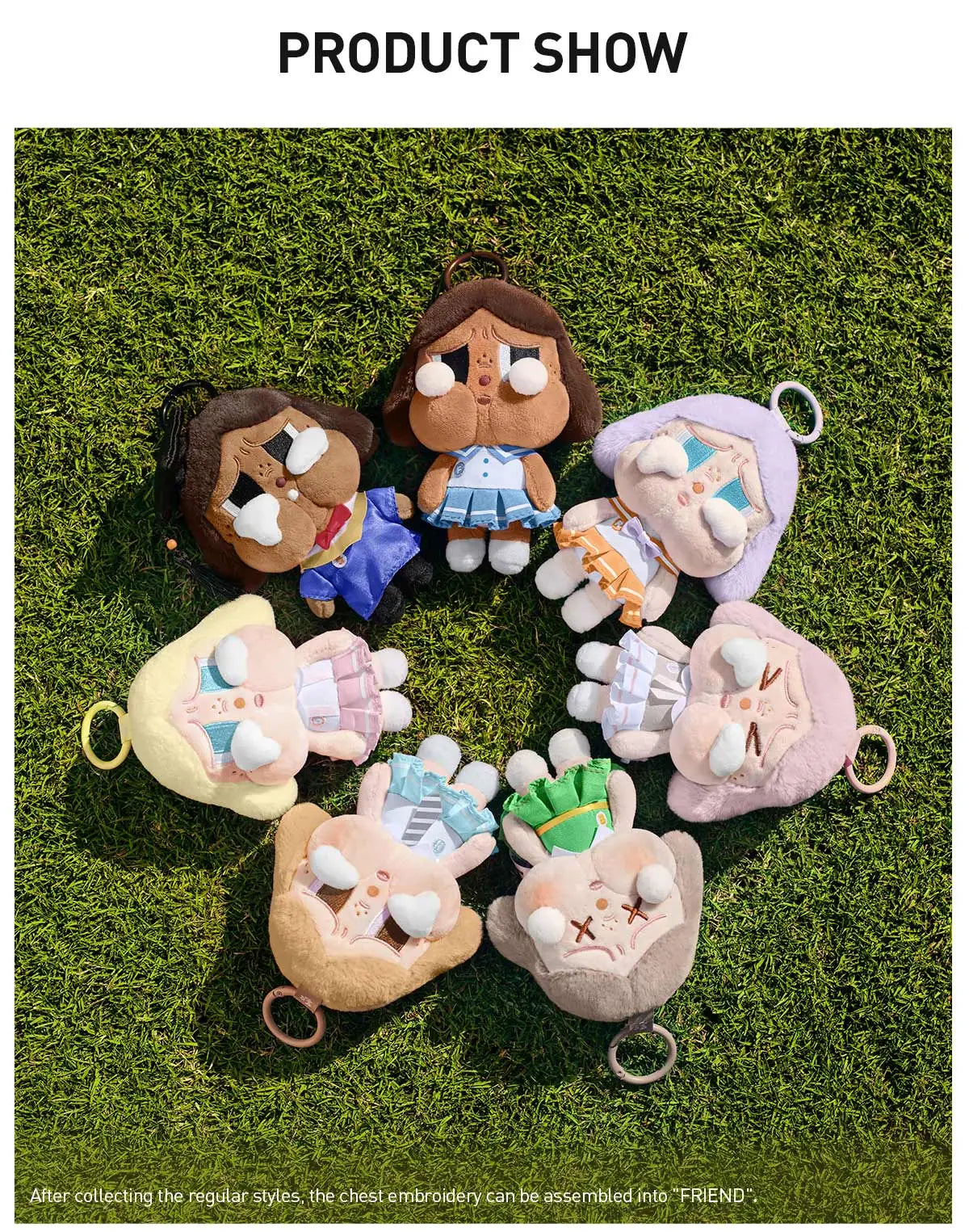 CRYBABY × Sunset concert series plush pendant blind box