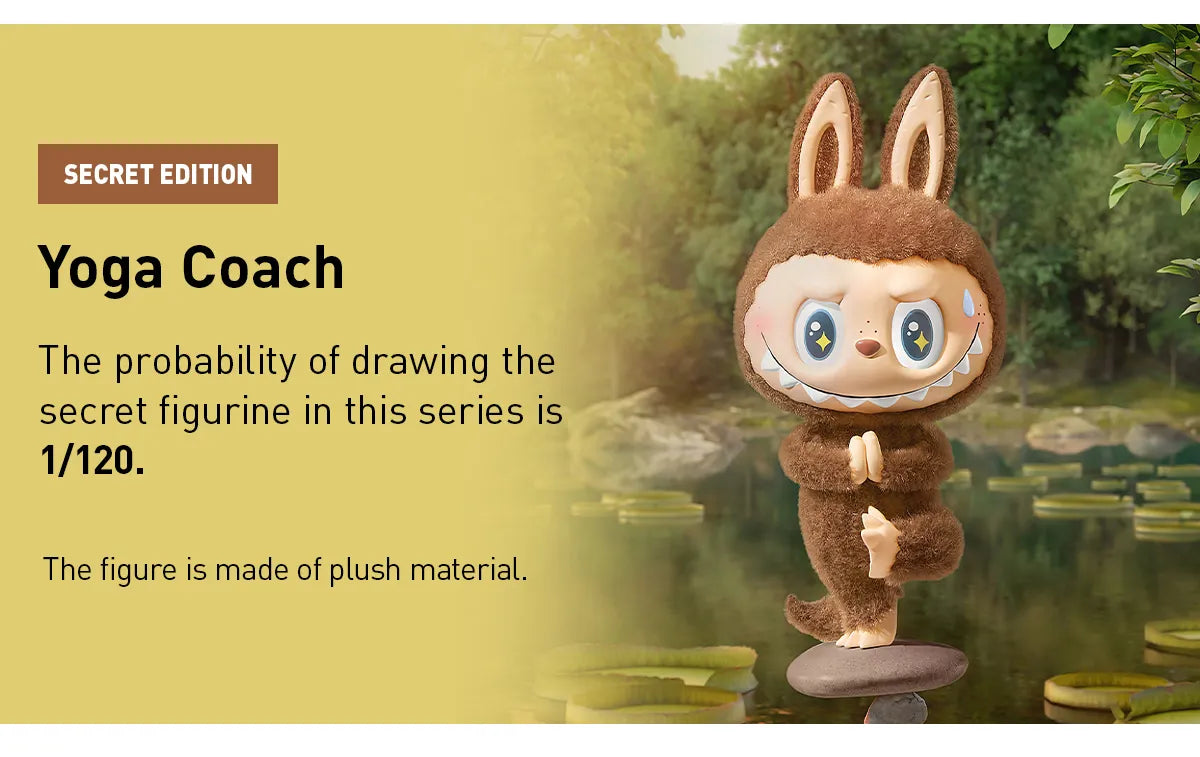 THE MONSTERS - Labubu Lazy Yoga Series Figures-Copy