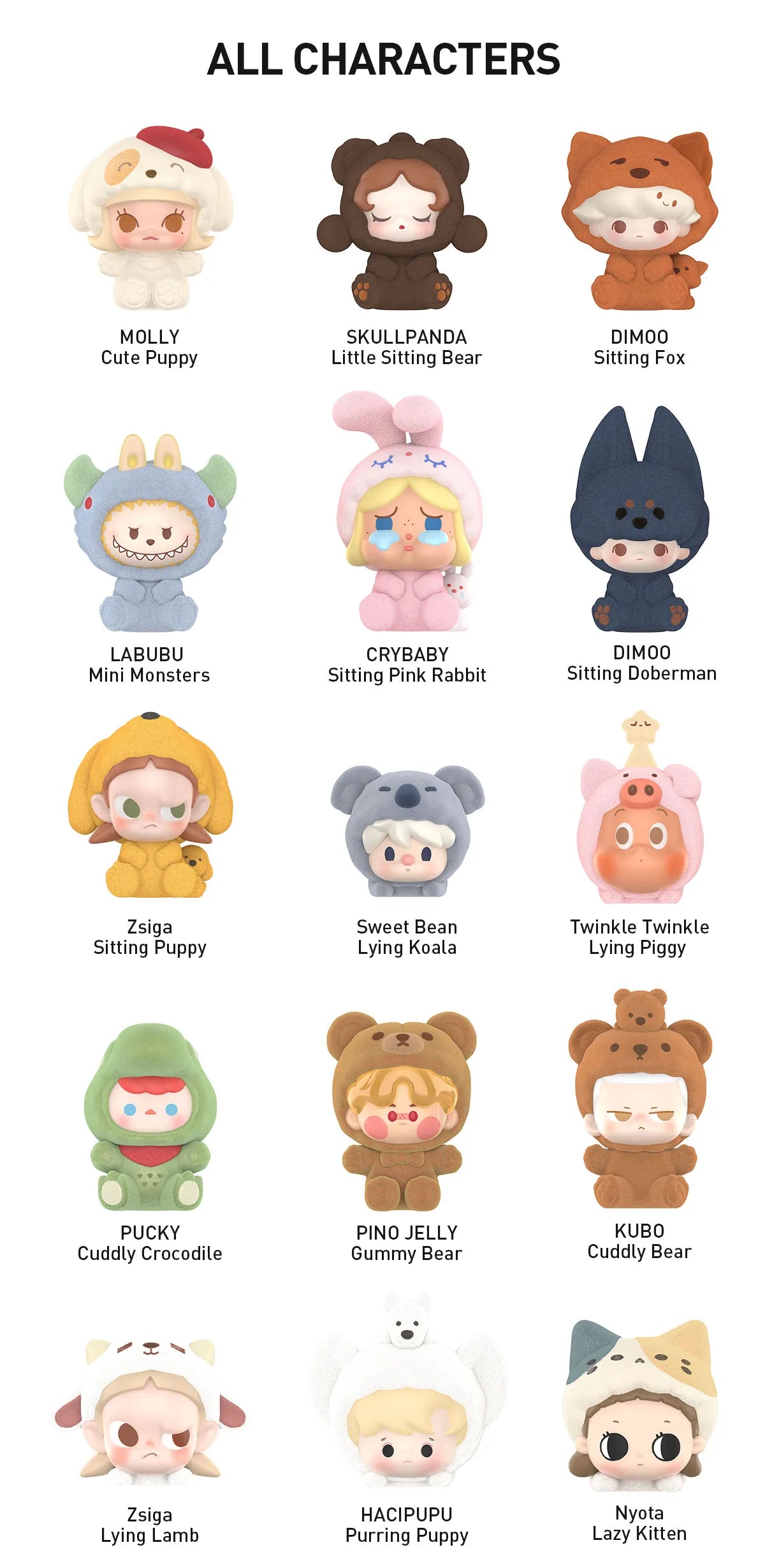 POP BEAN Pajama Cross Dressing Series（1Pc Per Pack）