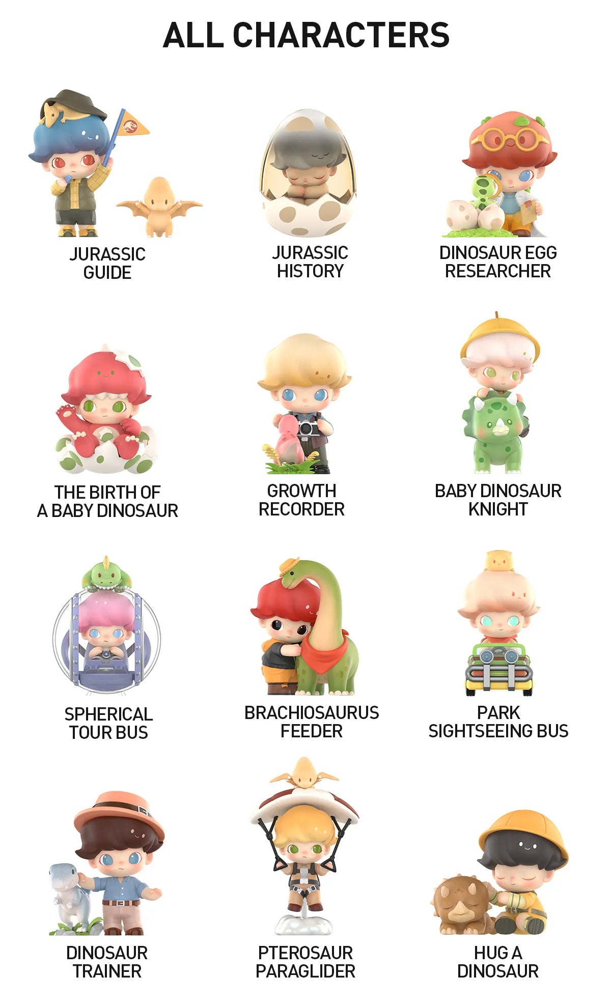 DIMOO Jurassic World Series