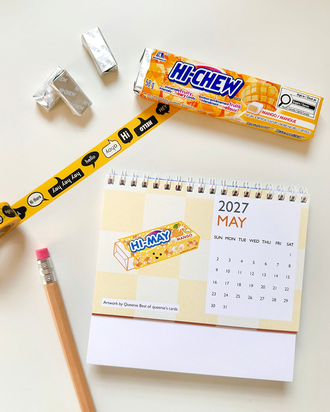2027 Desk Calendar