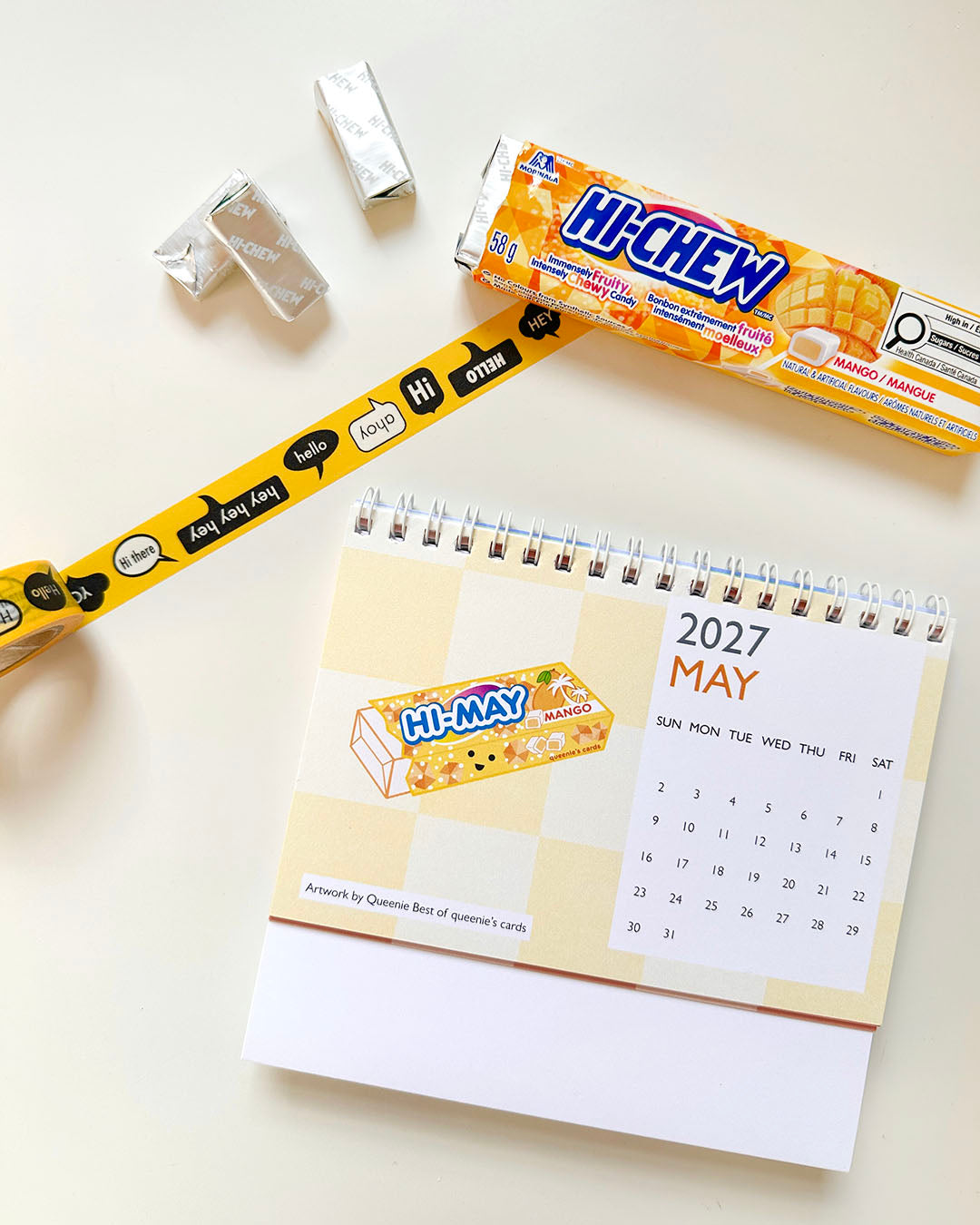 2027 Desk Calendar