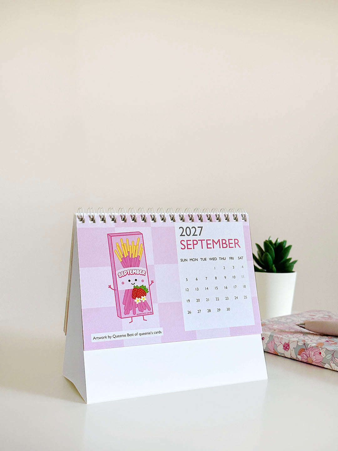 2027 Desk Calendar