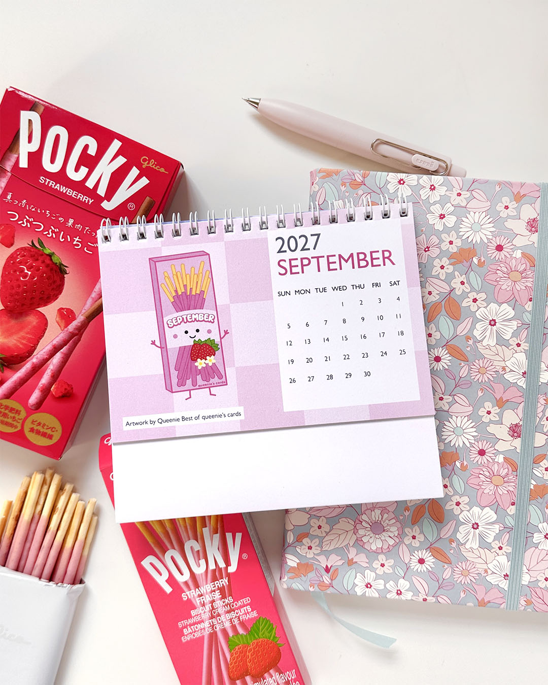 2027 Desk Calendar