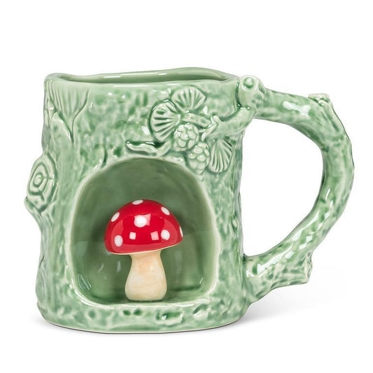 Tree Look Mug with Mushroom
