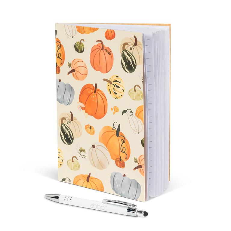 Autumn Harvest Lined Notebook