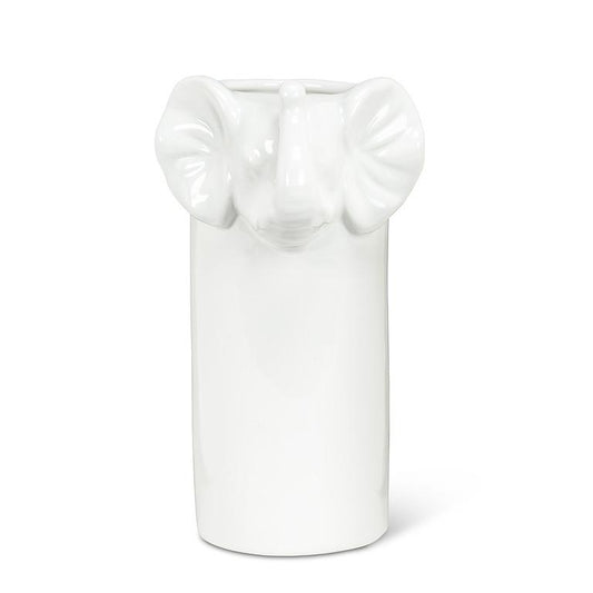 Elephant face vase