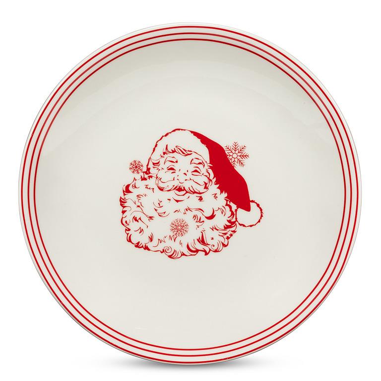 Vintage Style Santa plate
