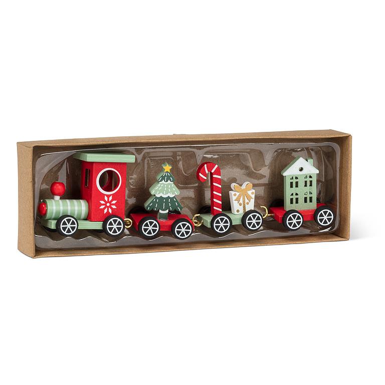 Sm 4pc Train Set-Red/Green