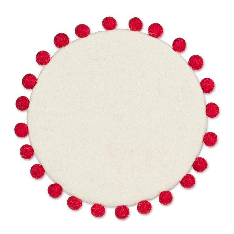 Pompom Edge Trivet