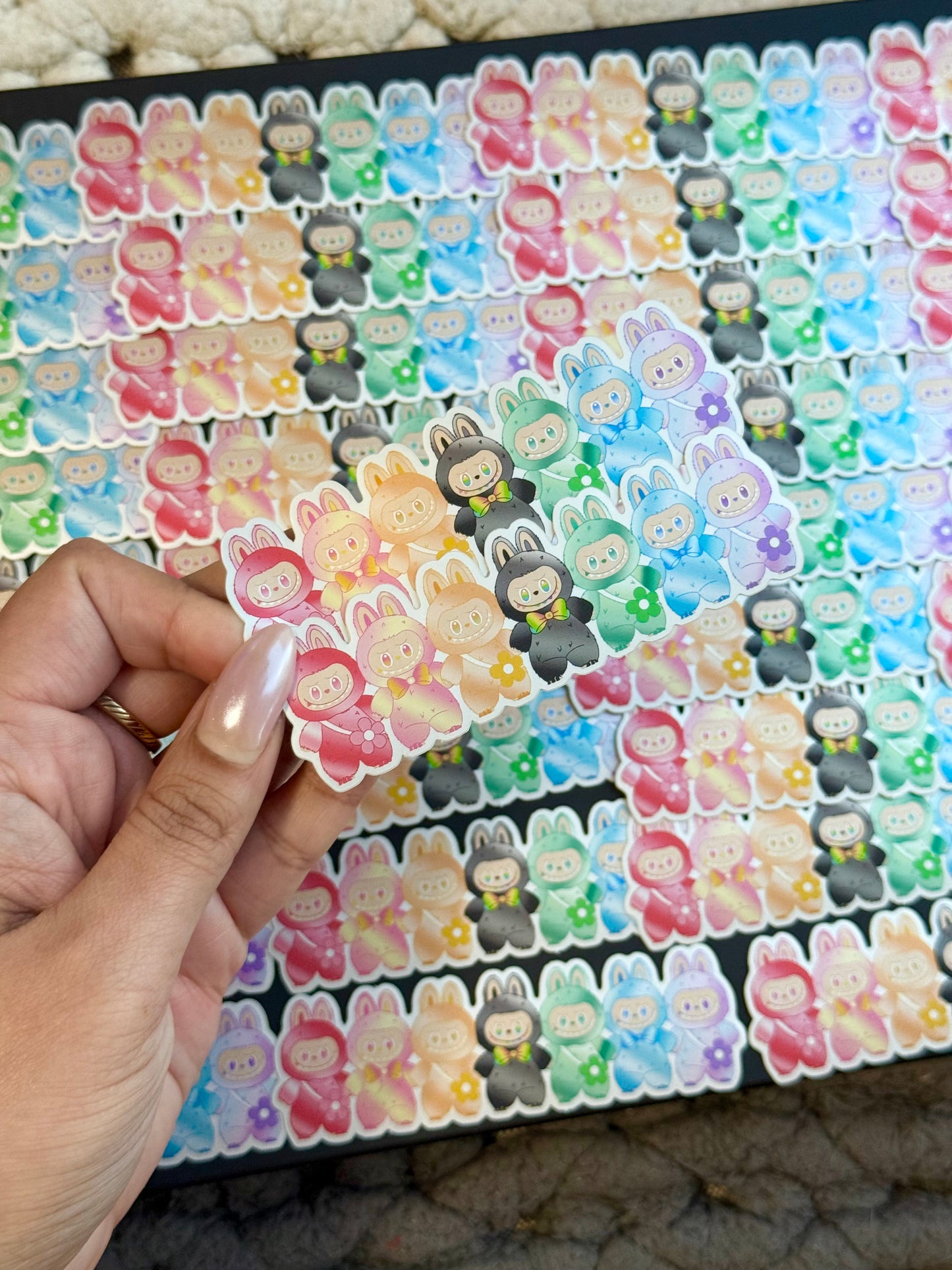 Labubu mirror eras -  Vinyl Sticker