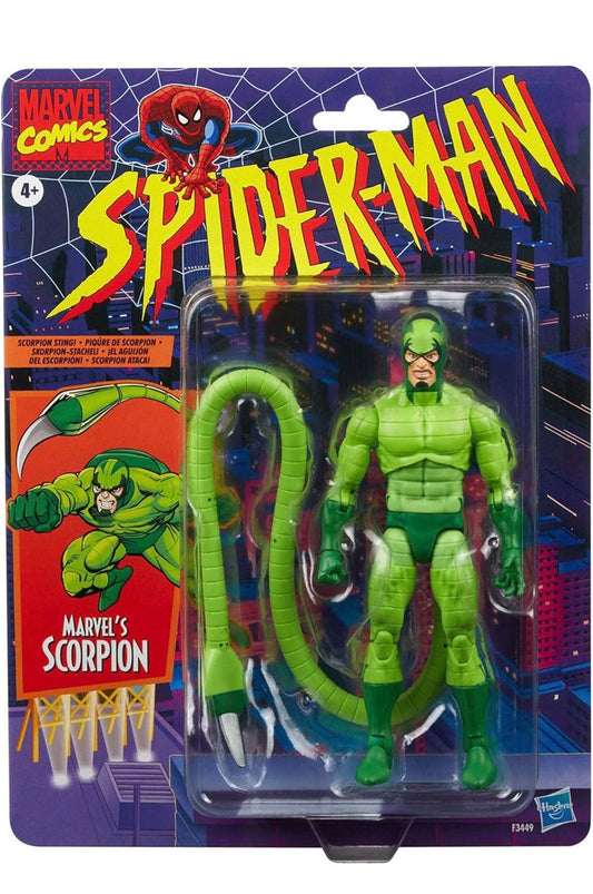 Hasbro Marvel Legends Series Marvel Comics Marvel’s Scorpion 6-inch Action Figure Toy, 5 Accessories, Multicolor