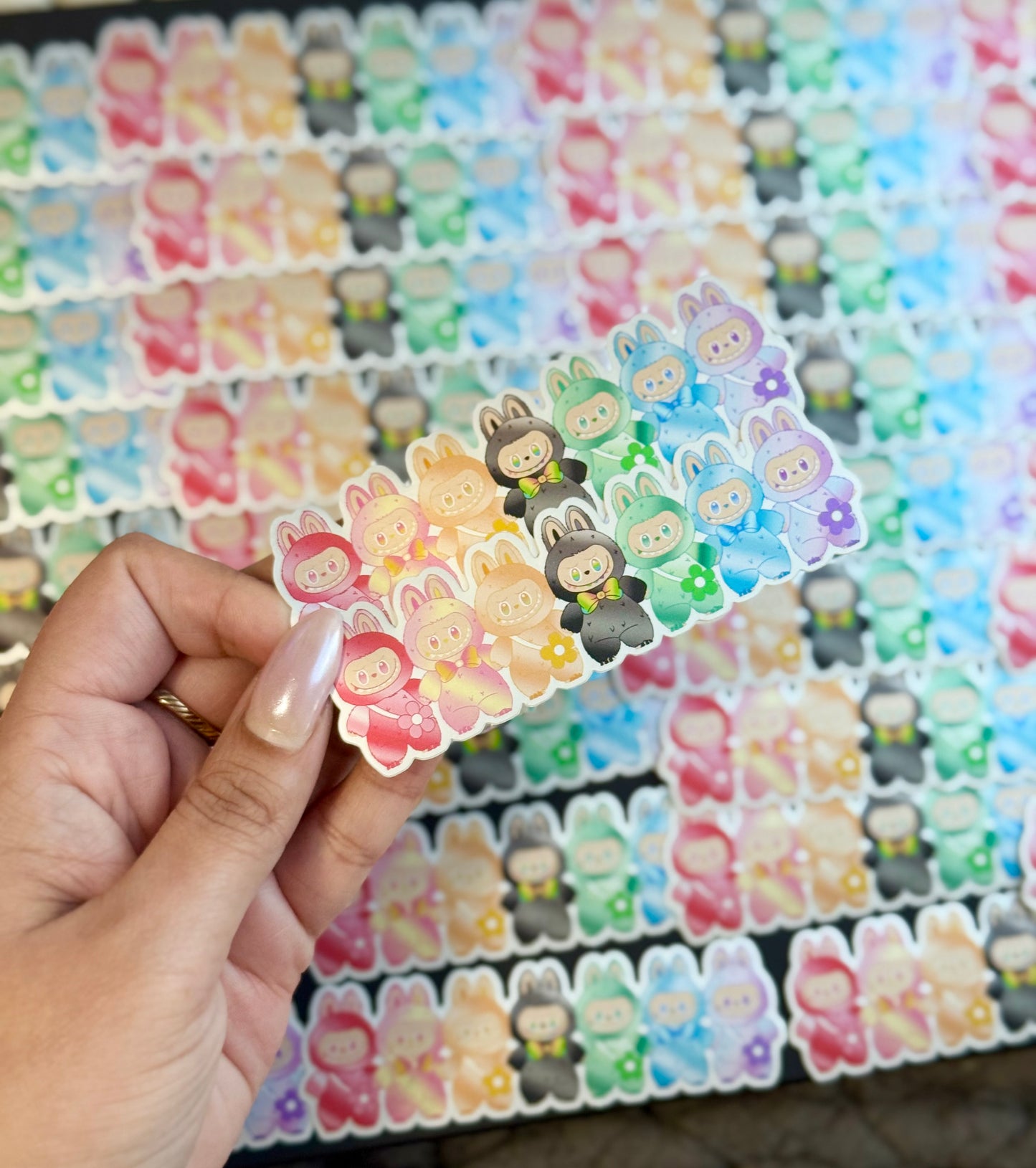 Labubu mirror eras -  Vinyl Sticker