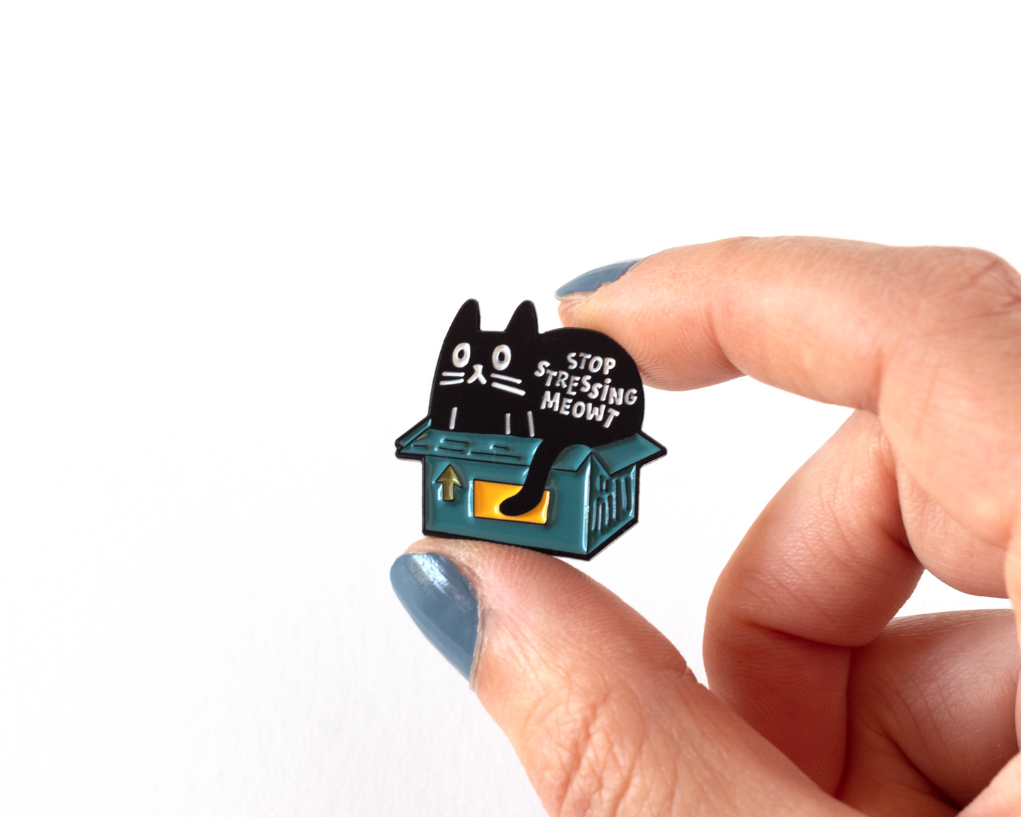 SPL E008 Stressed Cat Pin