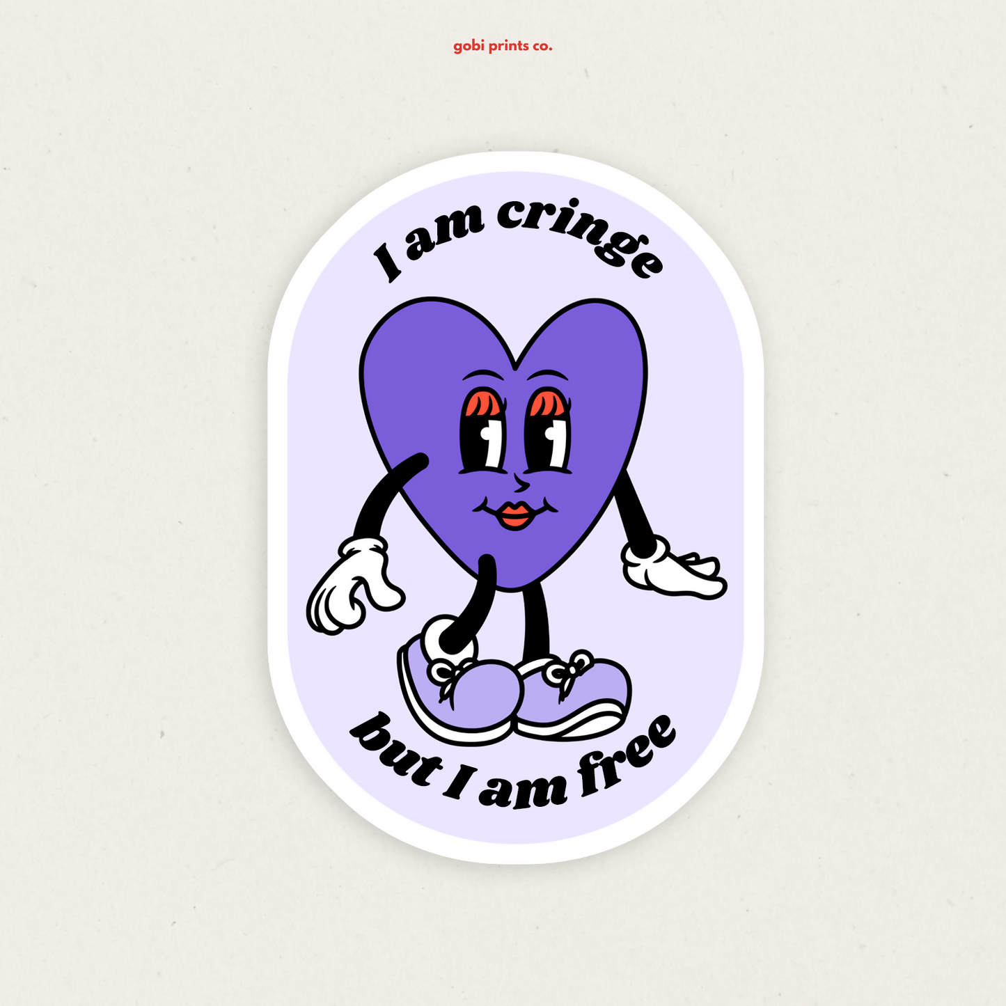 GBC - S7 I am cringe vinyl sticker