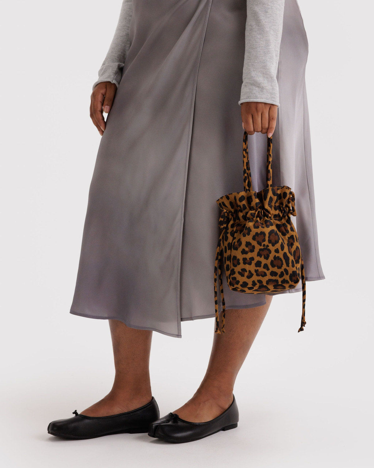 Baggu - Nylon Drawstring Bag Leopard