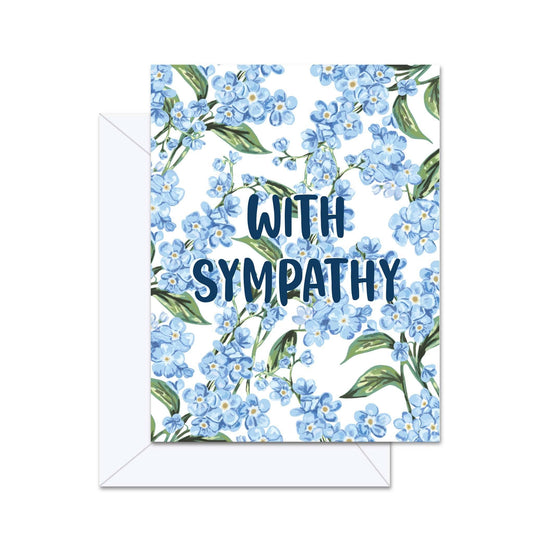 With Sympathy - Greeting Card