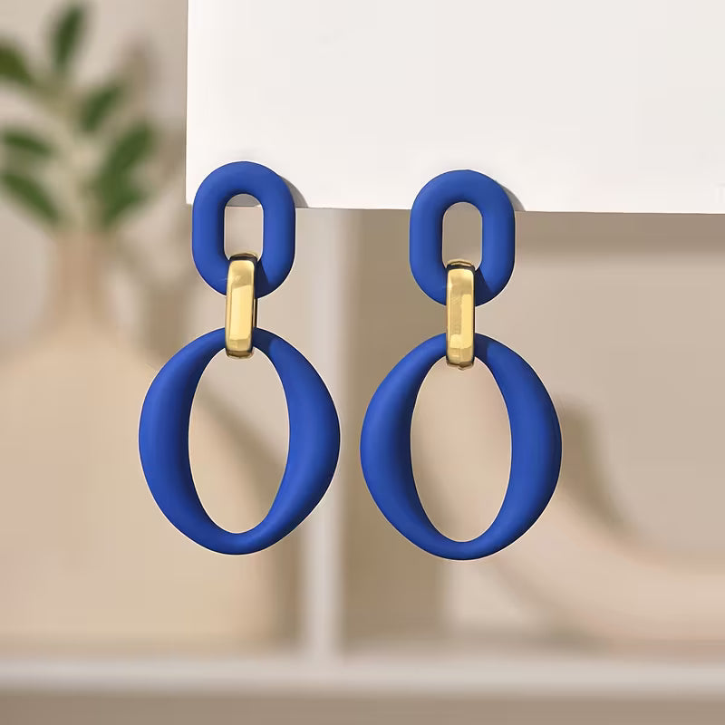Polymer Clay drop earrings