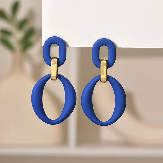 Polymer Clay drop earrings
