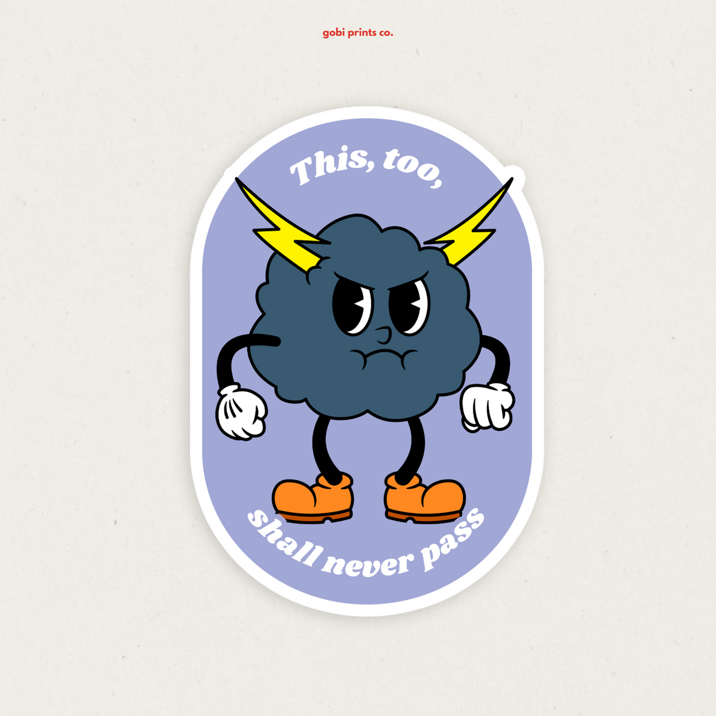 GBC - S9 Shall never pass vinyl sticker