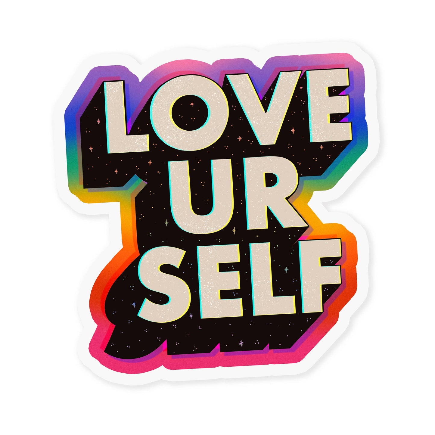 Love Ur Self  Vinyl Sticker