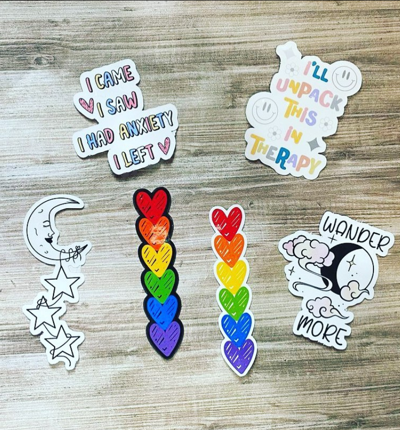 Rainbow Cat | Animal | Pet | Pride | Waterproof Sticker | 3"