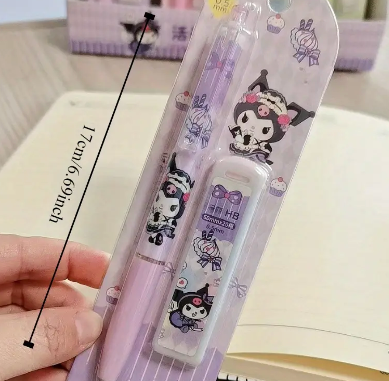 Sanrio -Melody, Kuromi, Cinnamoroll, Pochacco Mechanical Pencil 0.5mm