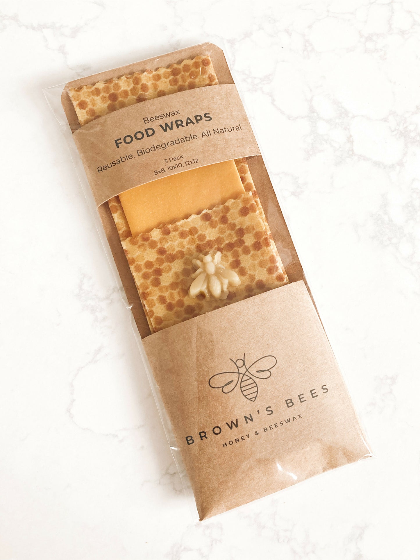 BRBE-FWR Beeswax Food Wraps