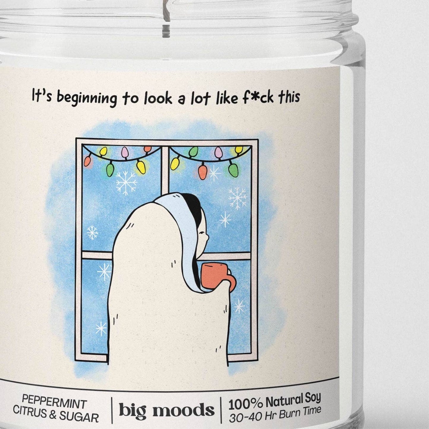 "It's Beginning to Look a Lot like F*ck This" - Soy Candle