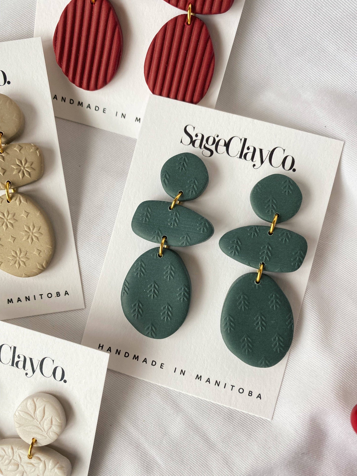 SageClayCo - Gia | Handmade Polymer Clay Earrings