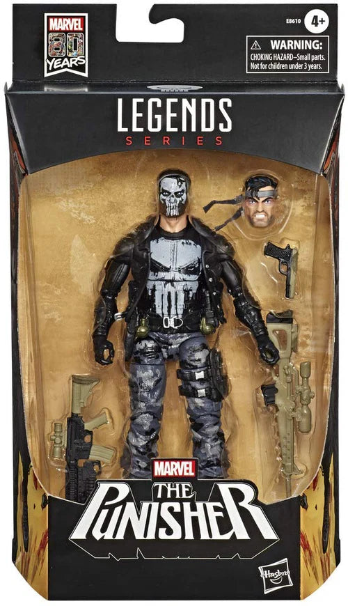 Marvel Legends Infinite 6 Inch Action Figure 80 Year Anniversary - The Punisher Exclusive (package box is not mint)