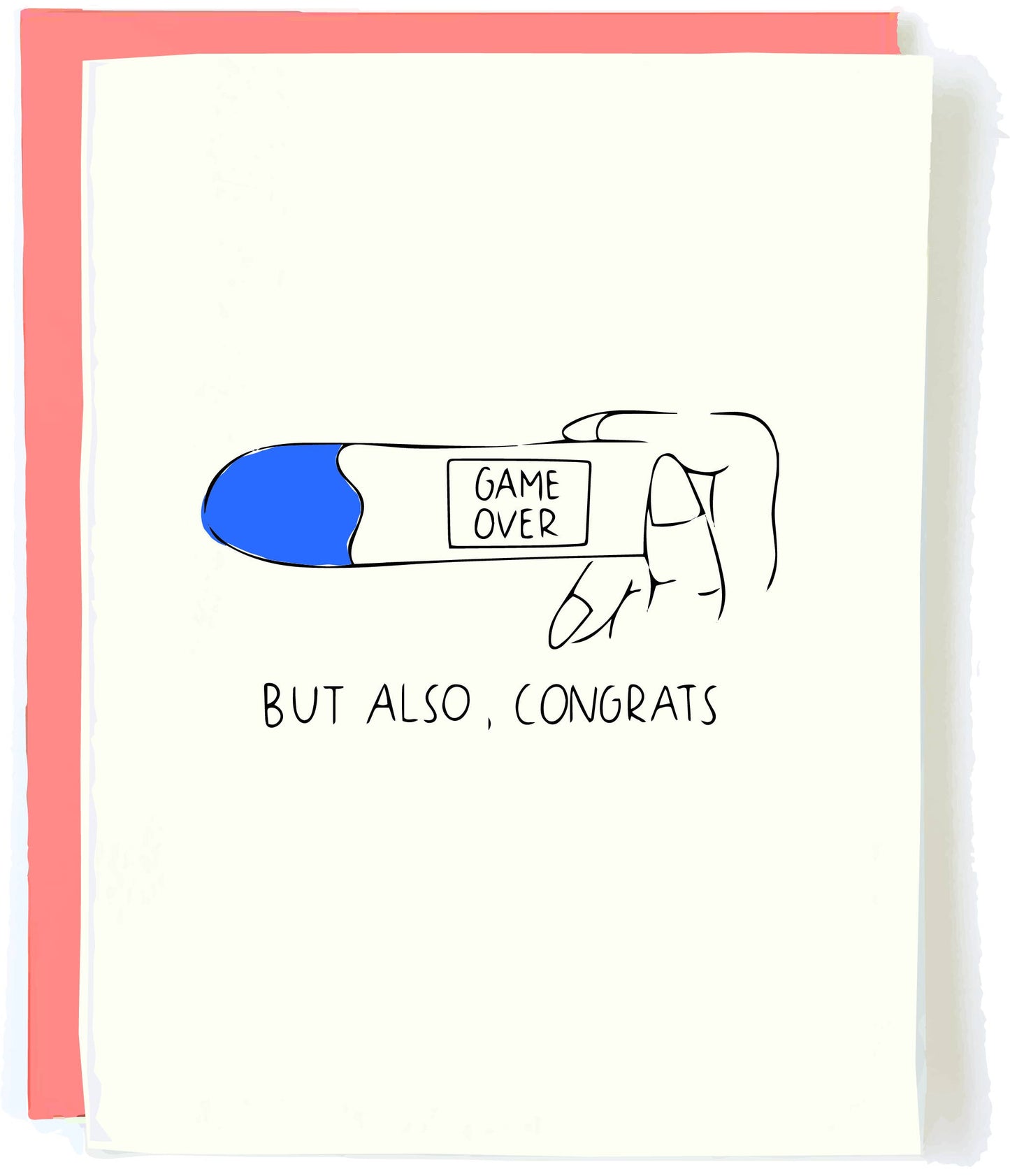 exp Game Over Pregnancy Card