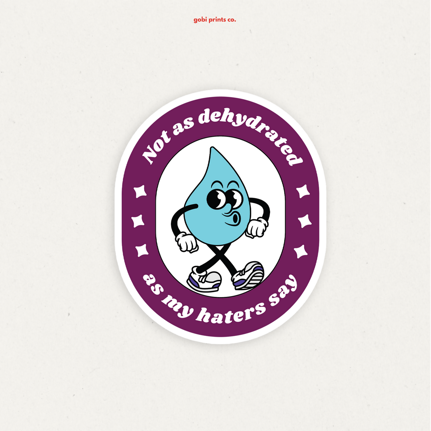 GBC - S30 Dehydrated haters vinyl sticker