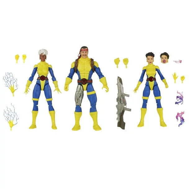 asbro Marvel Legends Series: Marvel’s Forge, Storm, & Jubilee X-Men Action Figures Set