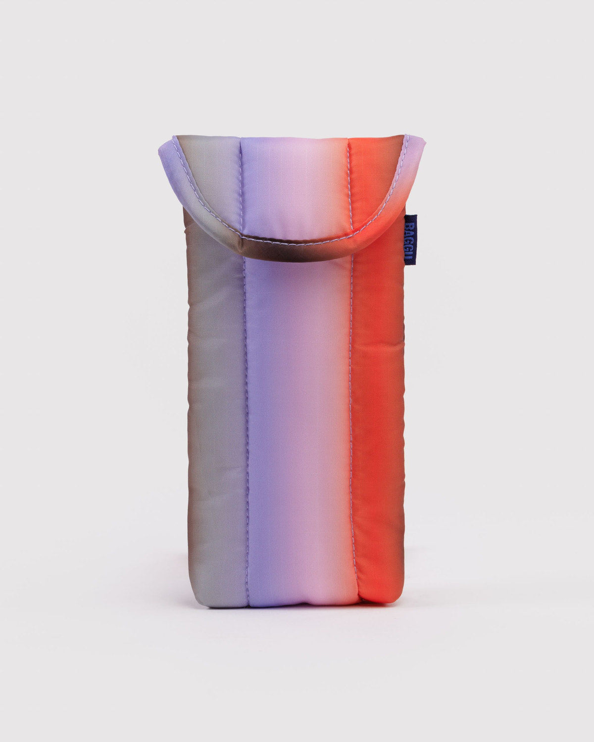 Baggu - Puffy Glasses Sleeve - Gradient Stripe - Poppy & Lilac