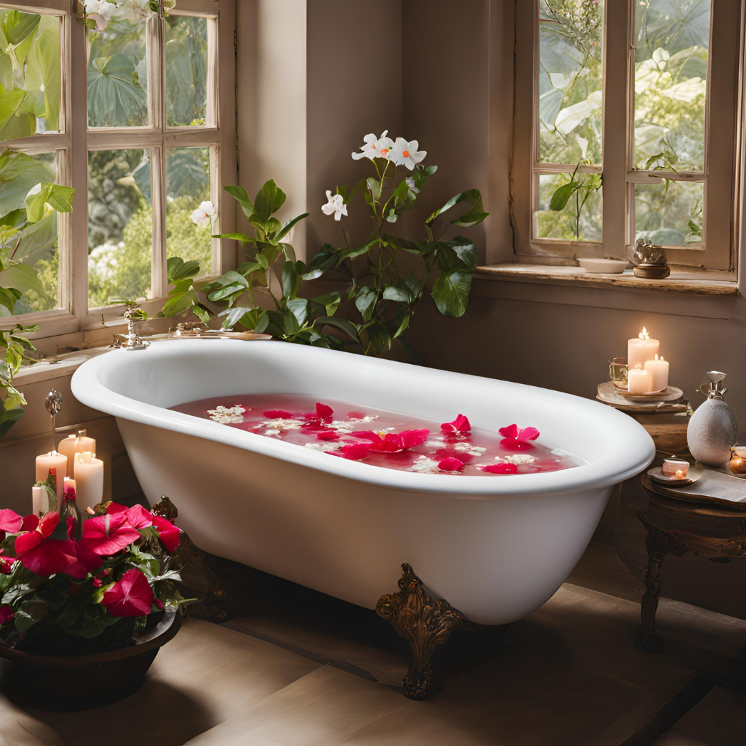 Soothing Steeps Bath Tea - Jasmine Lavender Hibiscus