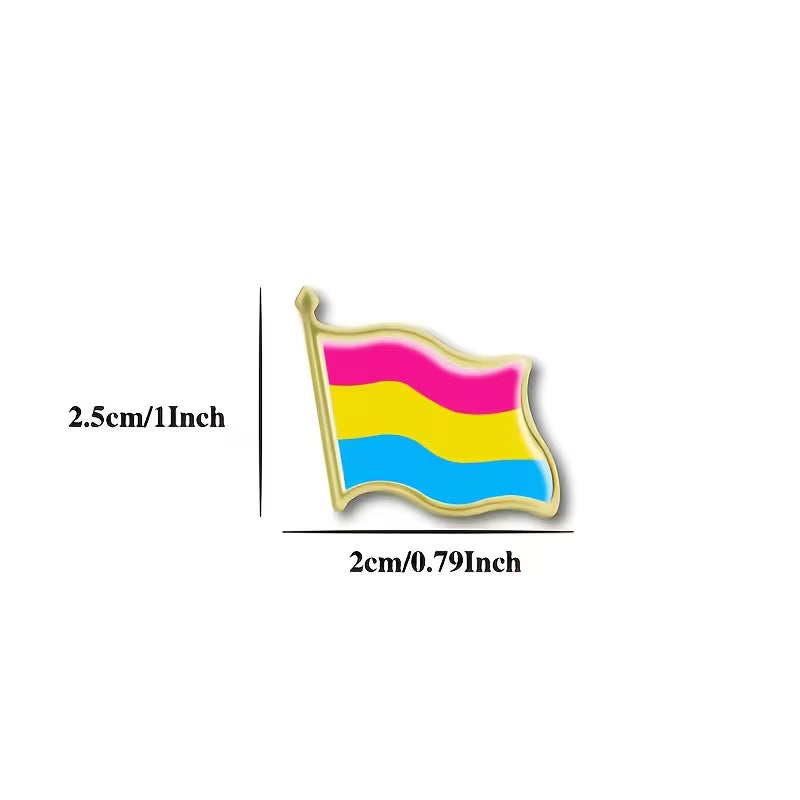 Pride flag pin - Pan Sexual flag