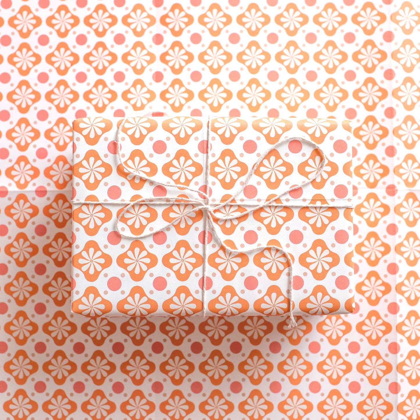 cai & jo - Pink & Orange Gift Wrap Pack