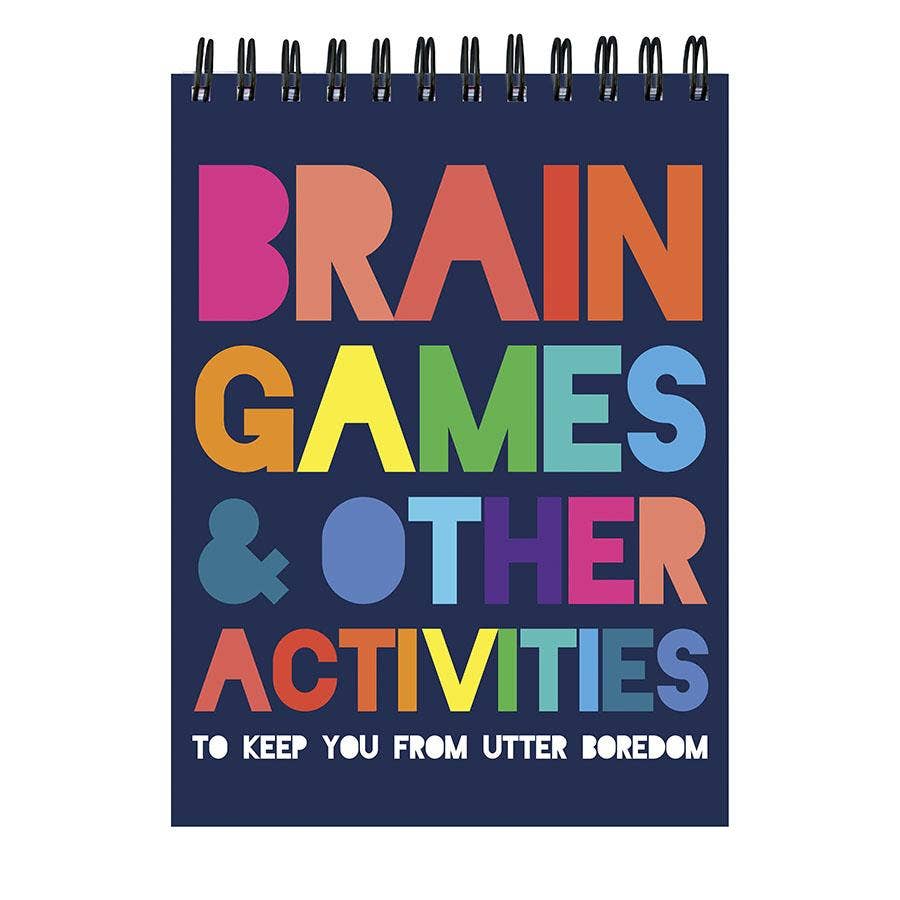 TF Publishing - Paper Goods - Brain Games Puzzle Book Spiral Puzzle Pad