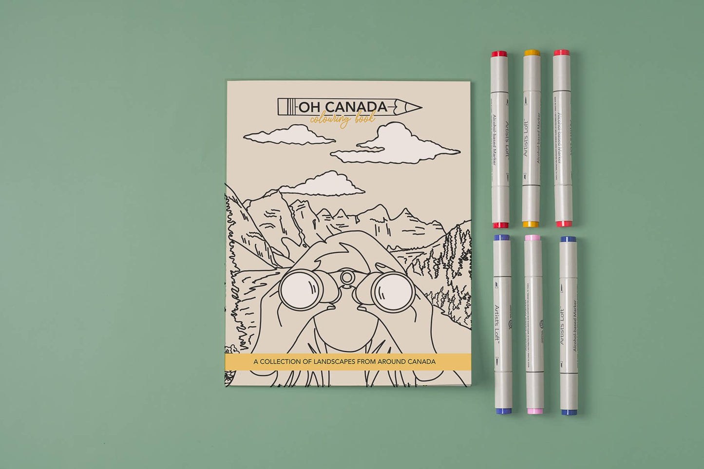 Oh Canada Colouring Book