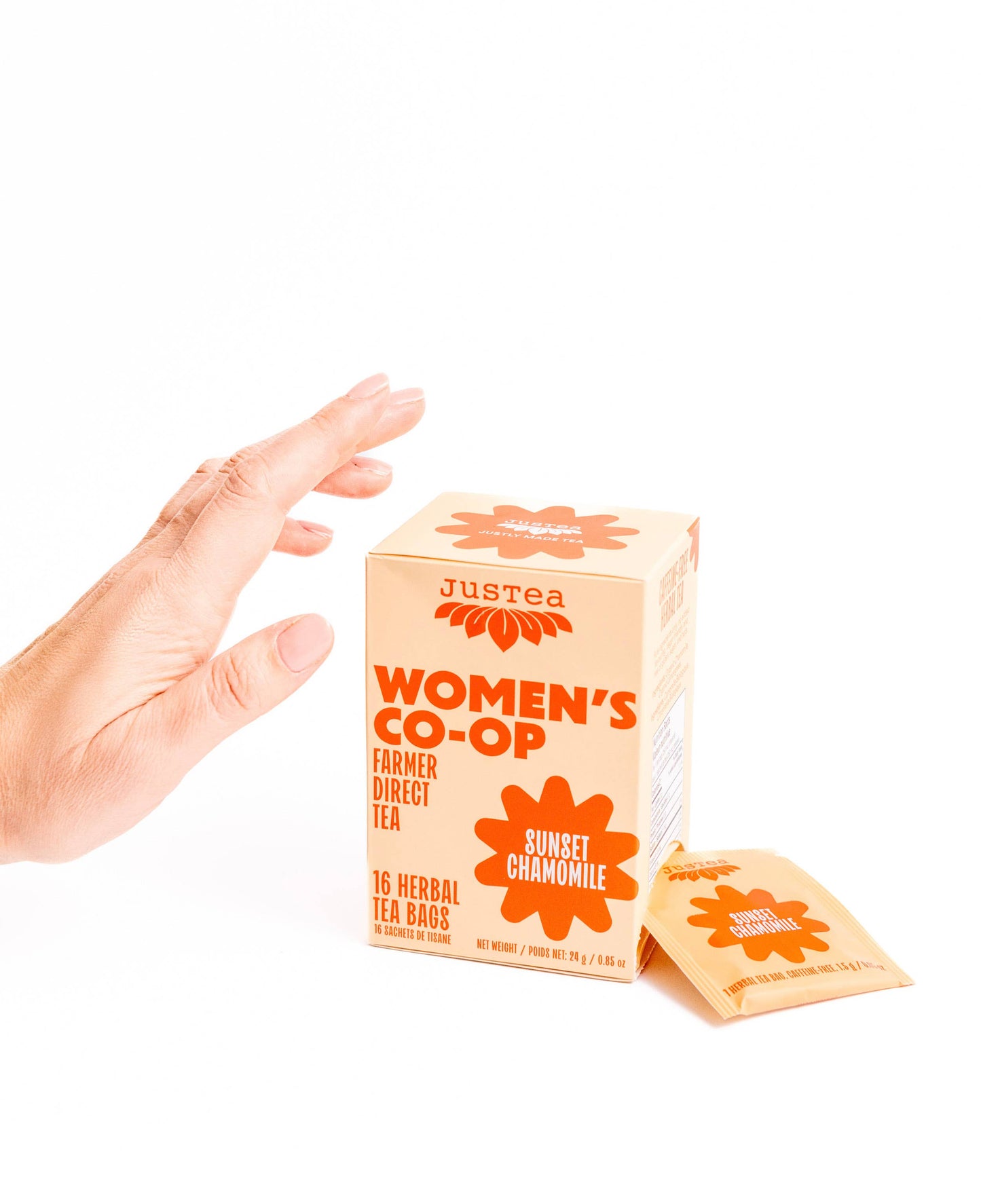 Sunset Chamomile Tea Bags - Organic, Fair-Trade, Herbal Tea