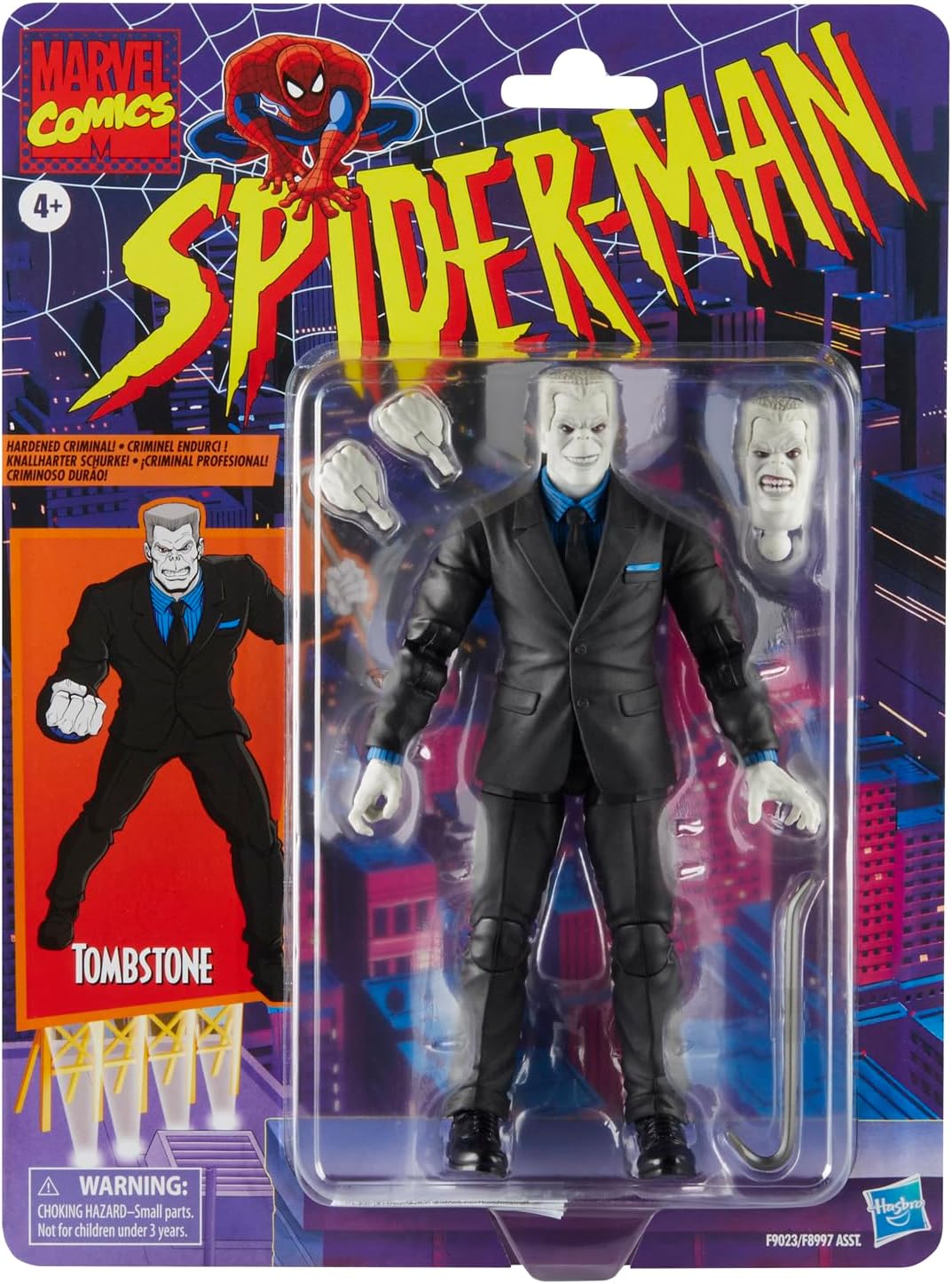 Marvel Legends Series Tombstone, Spider-Man Comics Collectible 6-Inch Action Figure