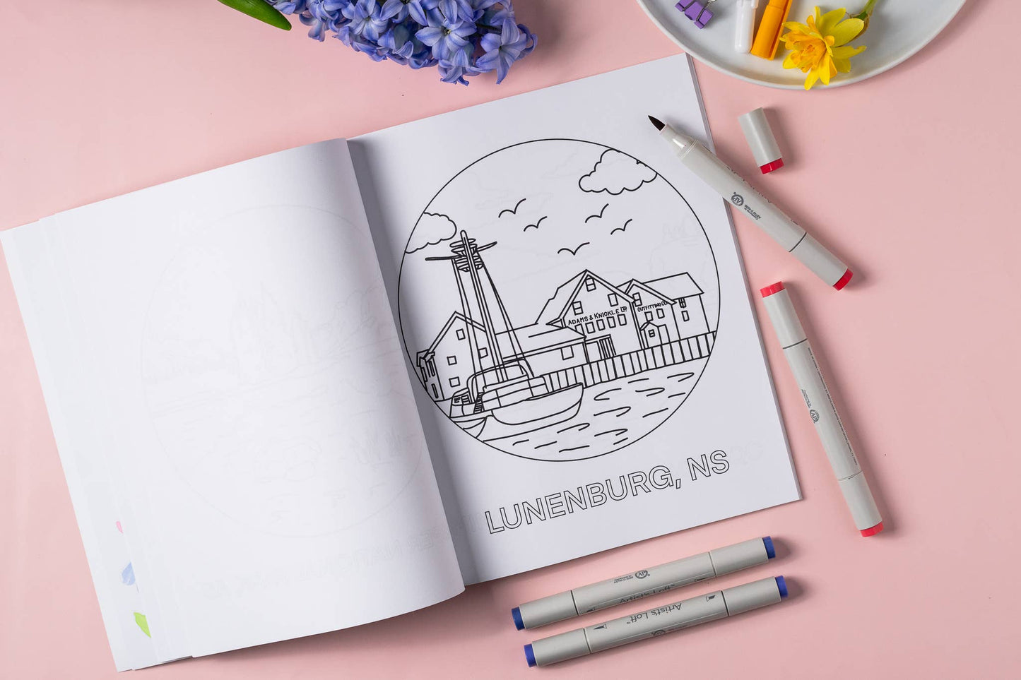 Oh Canada Colouring Book